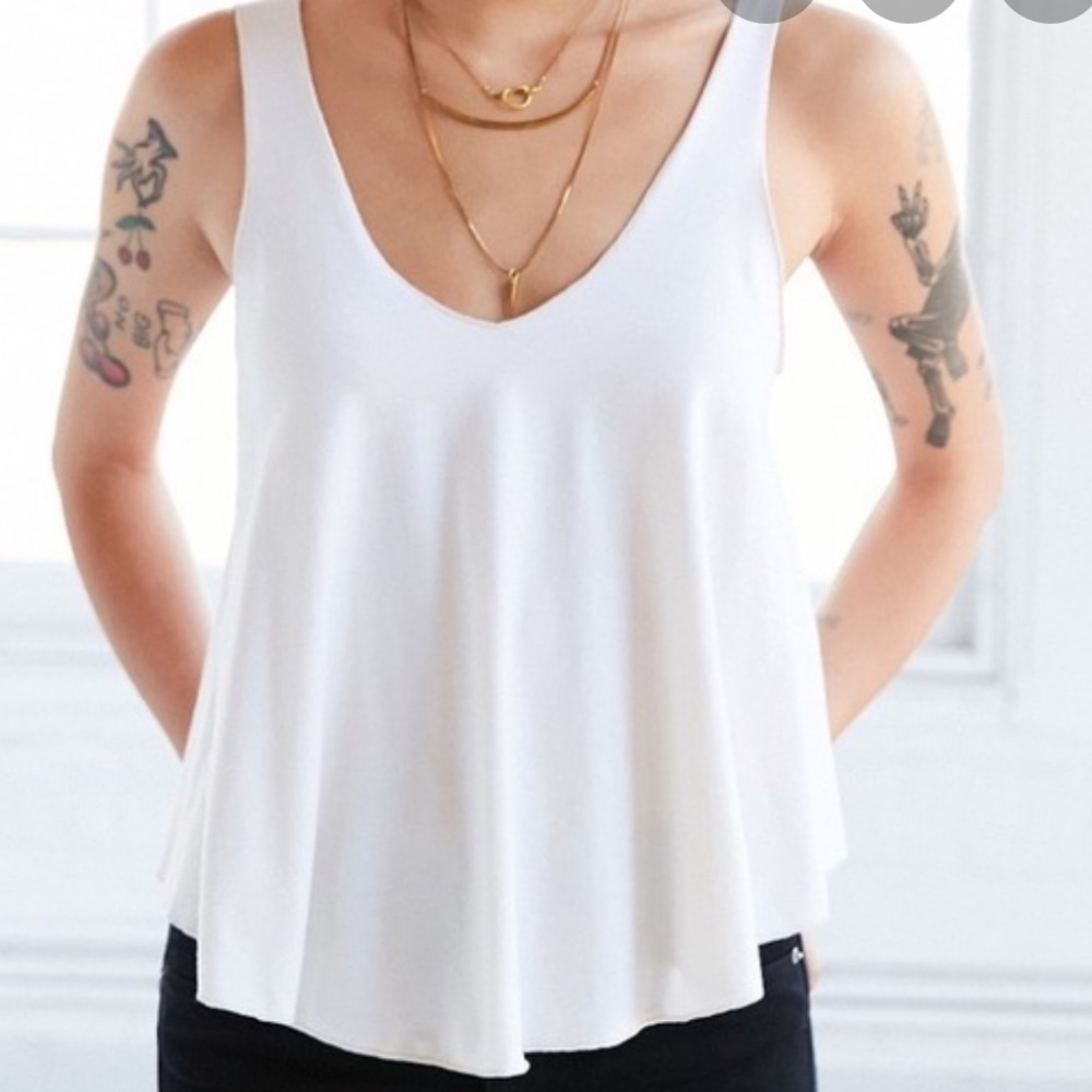 Urban Outfitters White Tank Top